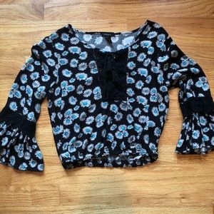 Floral crop top